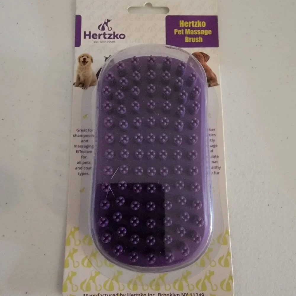 Hertzko Pet Bath & Massage Brush -New